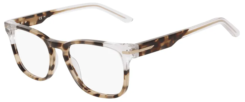 Nike 7180 Glasses Khaki Tortoise/Clear