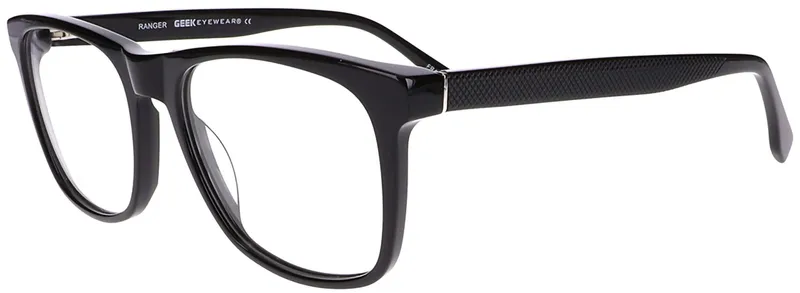 Geek Ranger Eyeglasses Black