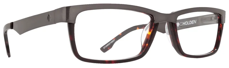 Spy Holden Eyeglasses Brushed Gunmetal/Dark Tort