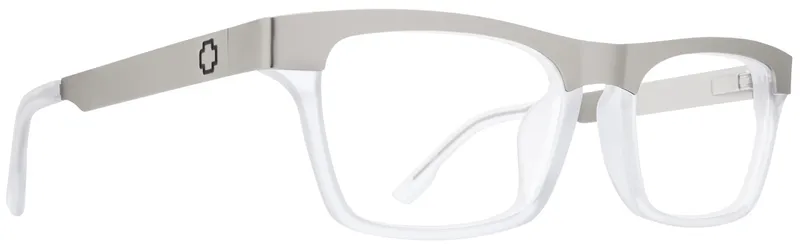 Spy Zade Eyeglasses Matte Silver/Matte Clear