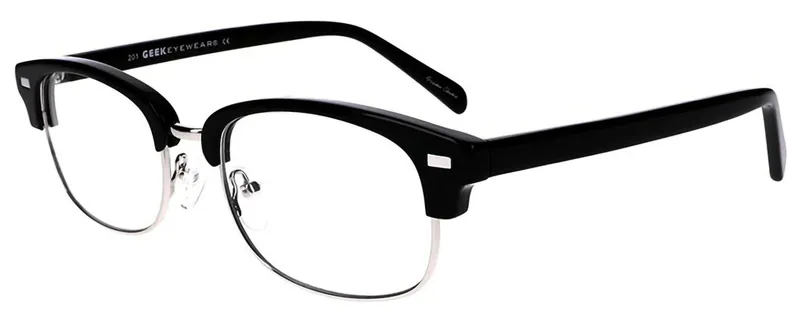 Geek 201 Eyeglasses Black