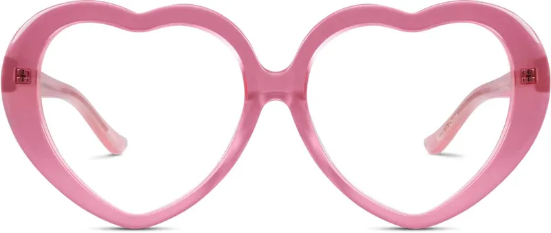 Kids' Heart-Shaped Glasses