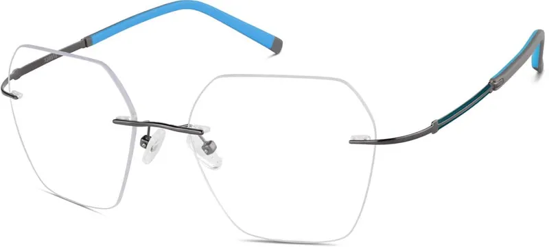 Customizable Titanium Rimless Glasses